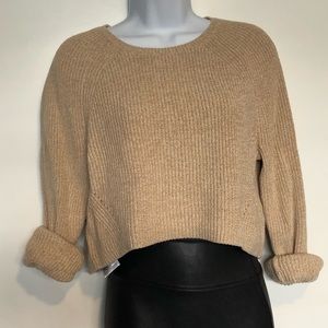 BCBG knit Crop Sweater